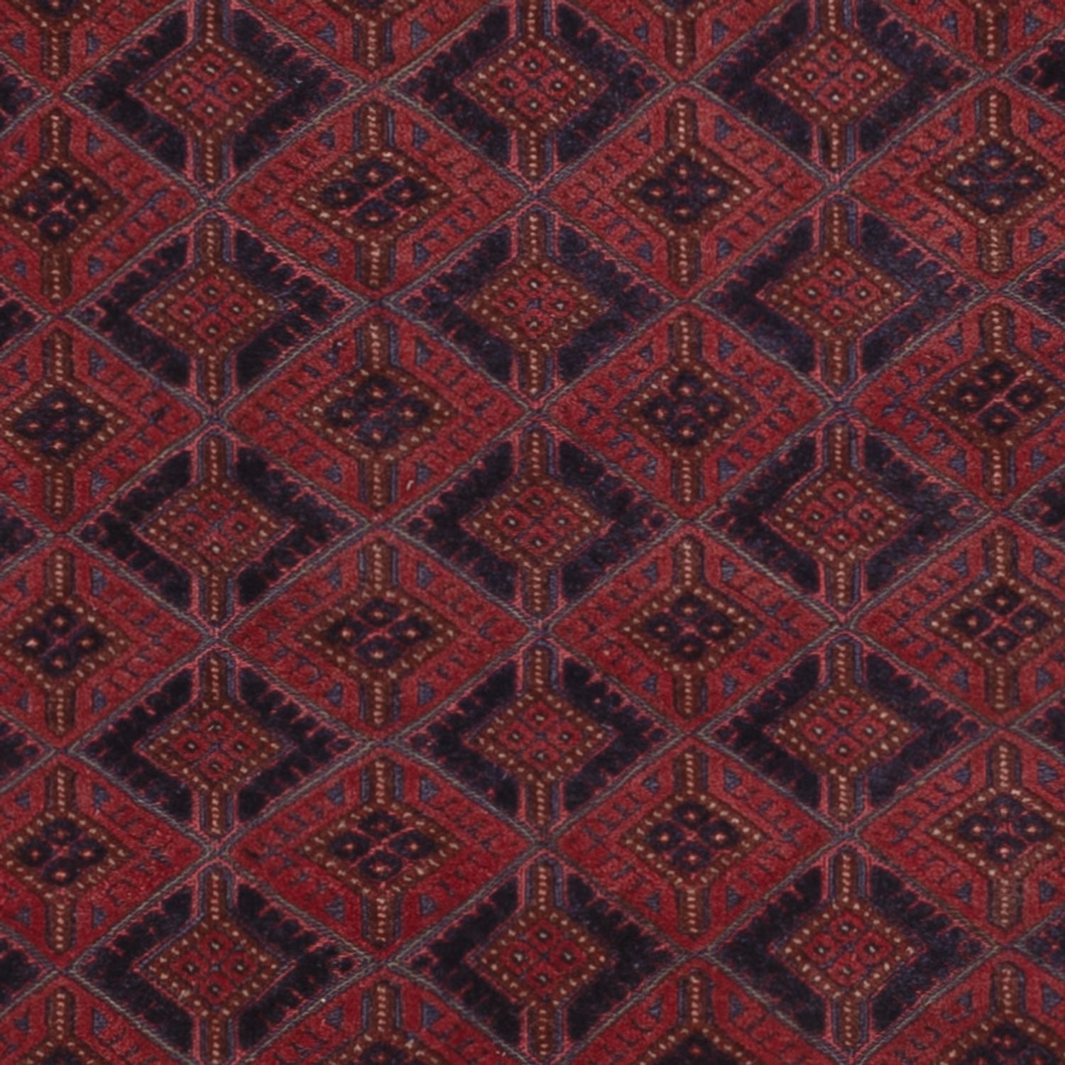 Kelimteppe - Orientalsk - 200 x 146 cm - mørk rød