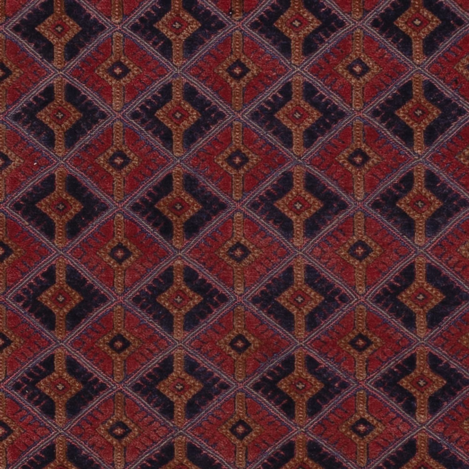Kelim Rug - Oriental - 193 x 158 cm - dark red