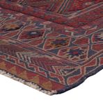 Kelim Teppich - Oriental - 187 x 145 cm - dunkelrot