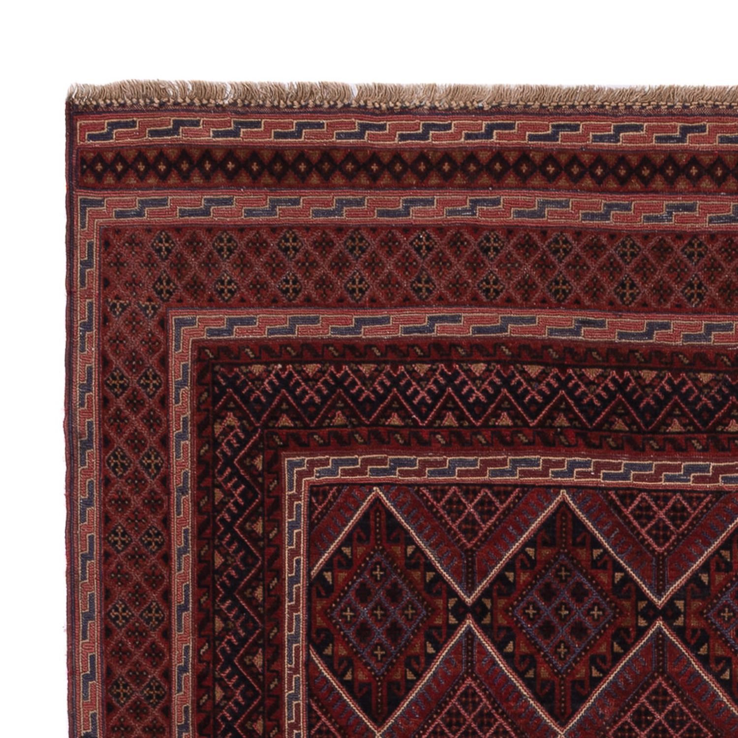 Kelim Rug - Oriental - 183 x 141 cm - dark red