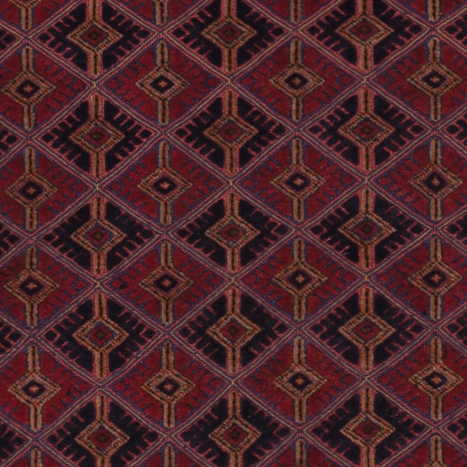 Kelim Rug - Oriental - 177 x 154 cm - dark red