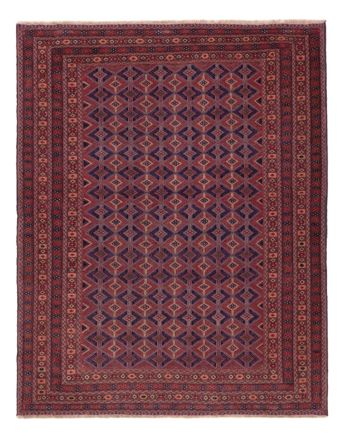 Kelim Rug - Oriental - 193 x 149 cm - dark red