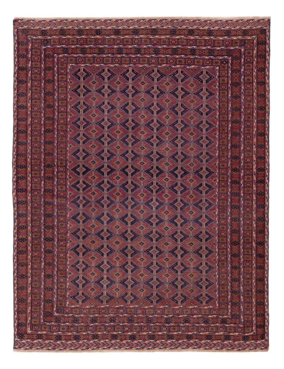 Kelim Rug - Oriental - 195 x 147 cm - dark red