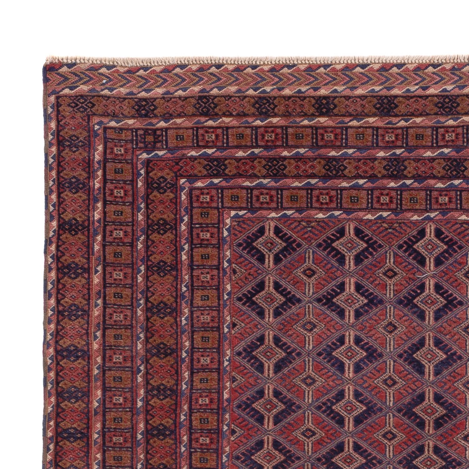 Kelim Rug - Oriental - 195 x 147 cm - dark red