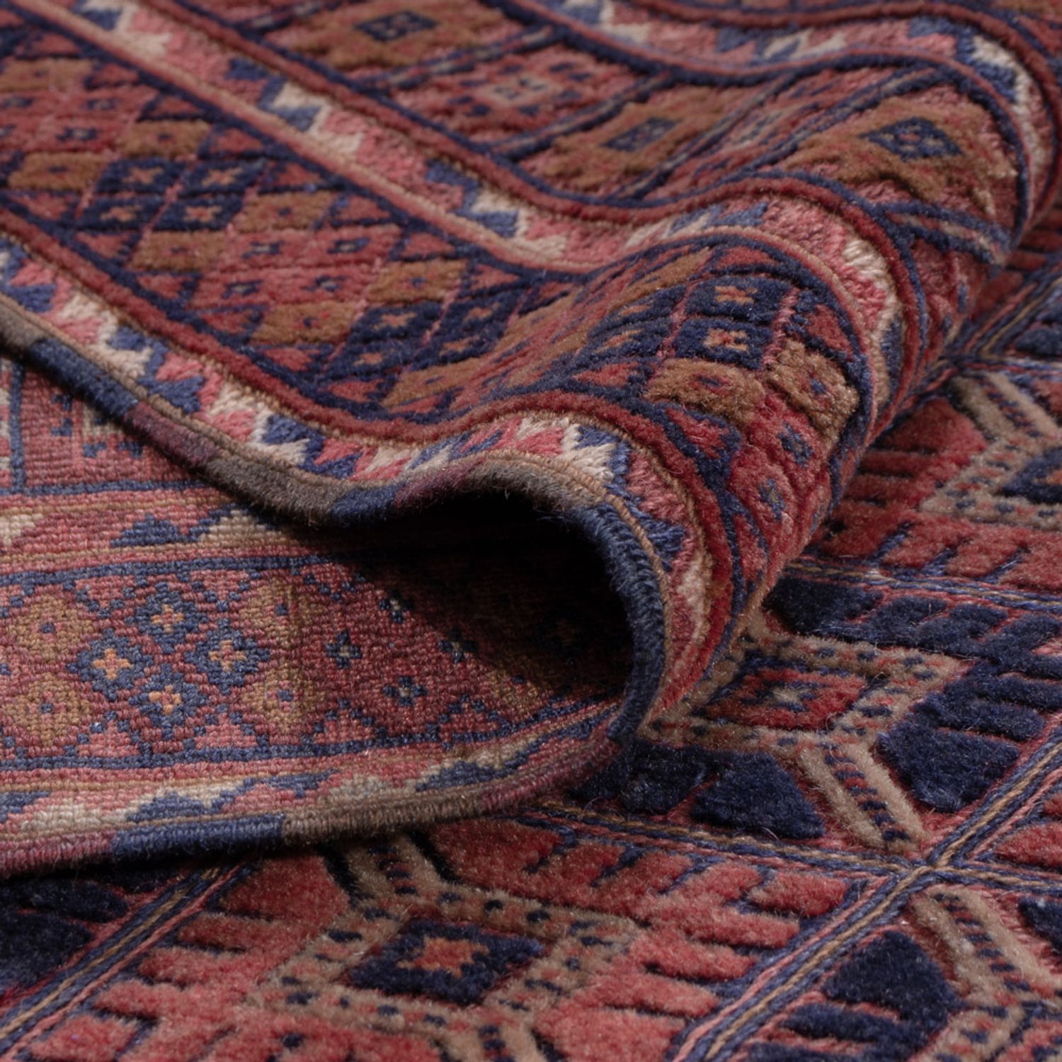 Kelim Rug - Oriental - 195 x 147 cm - dark red