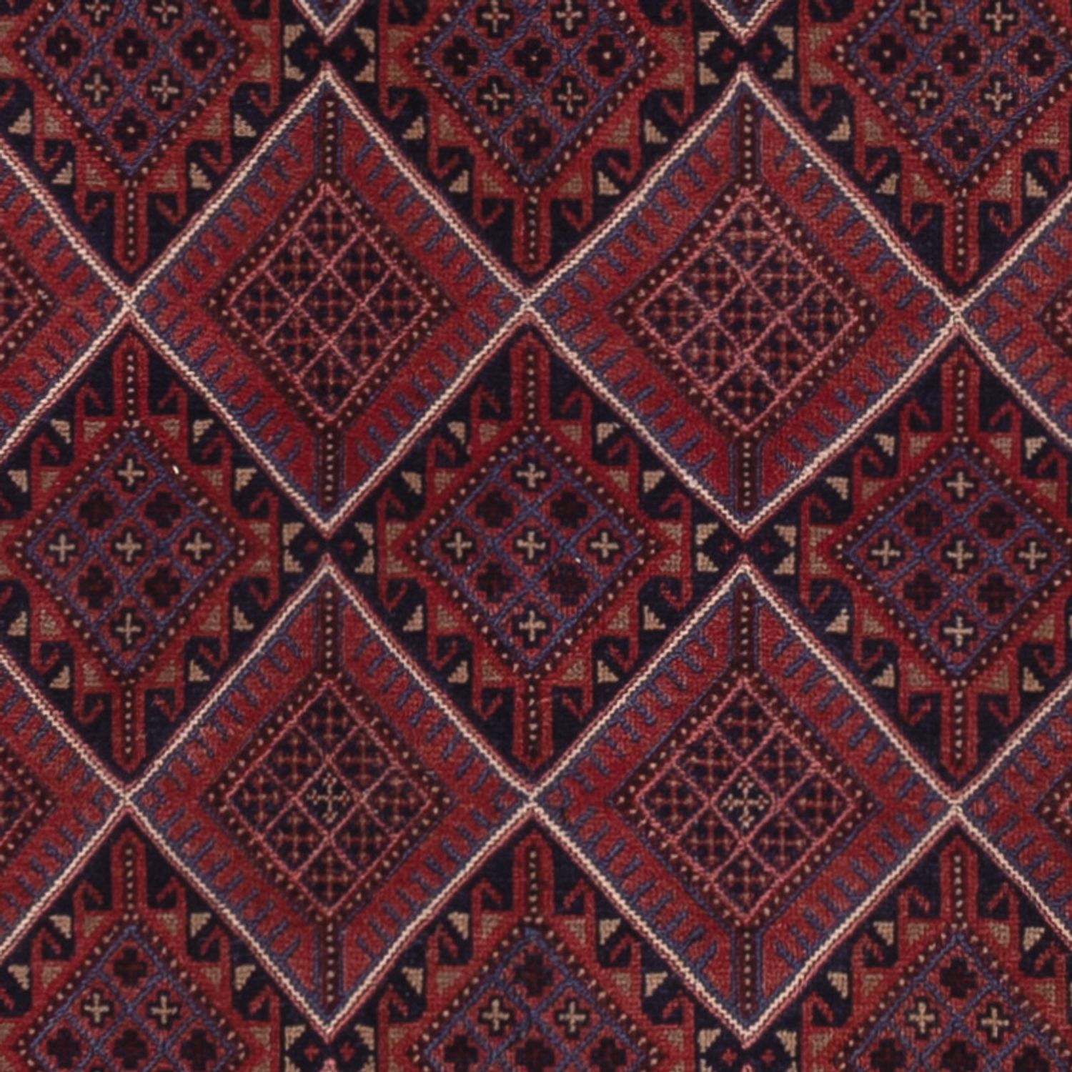 Kelim Rug - Oriental - 188 x 143 cm - dark red