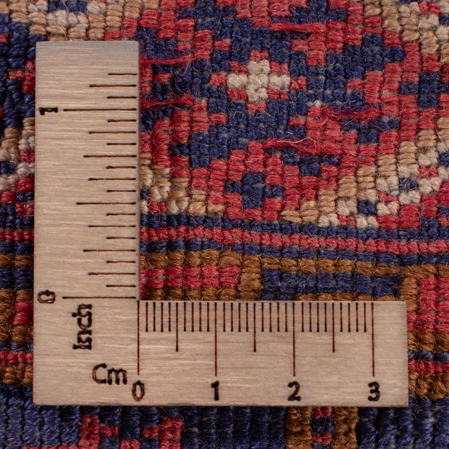 Kelimteppe - Orientalsk - 196 x 148 cm - mørk rød