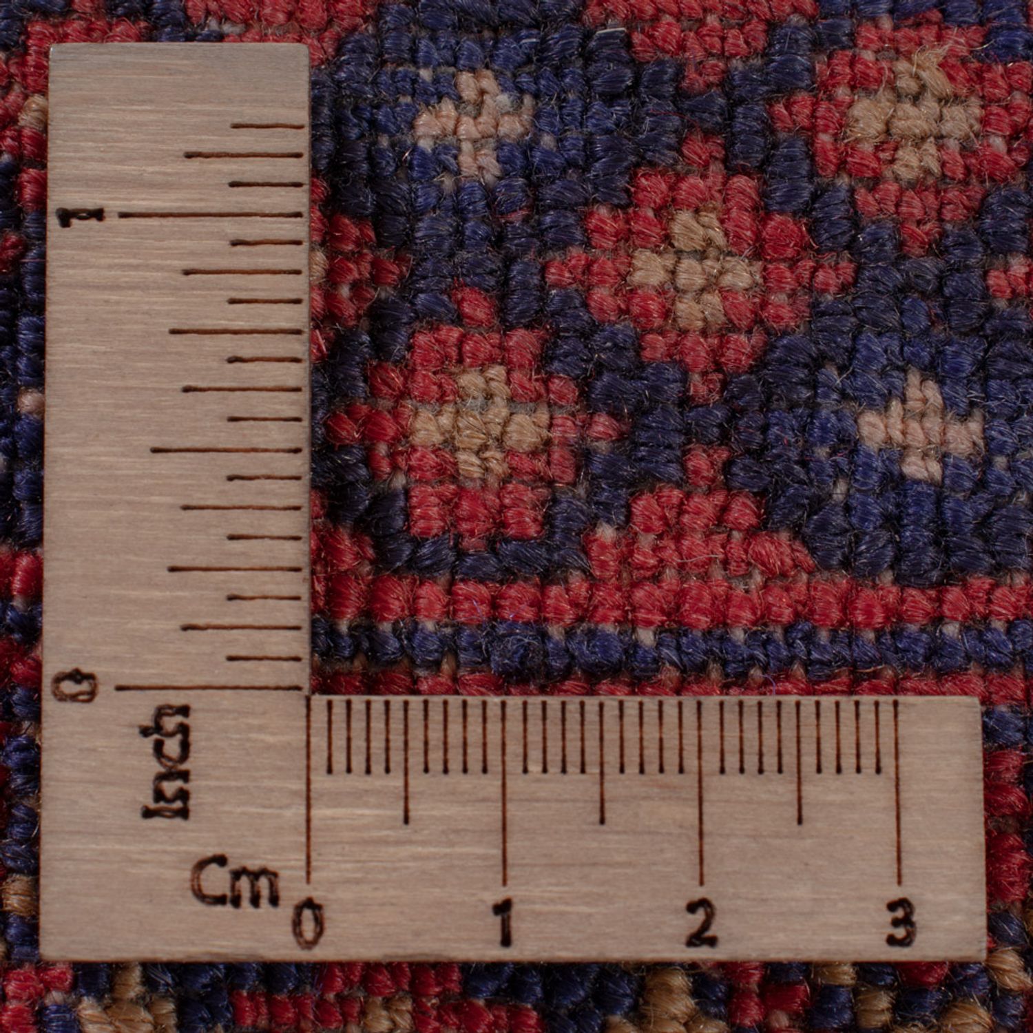 Kelimteppe - Orientalsk - 191 x 146 cm - mørk rød