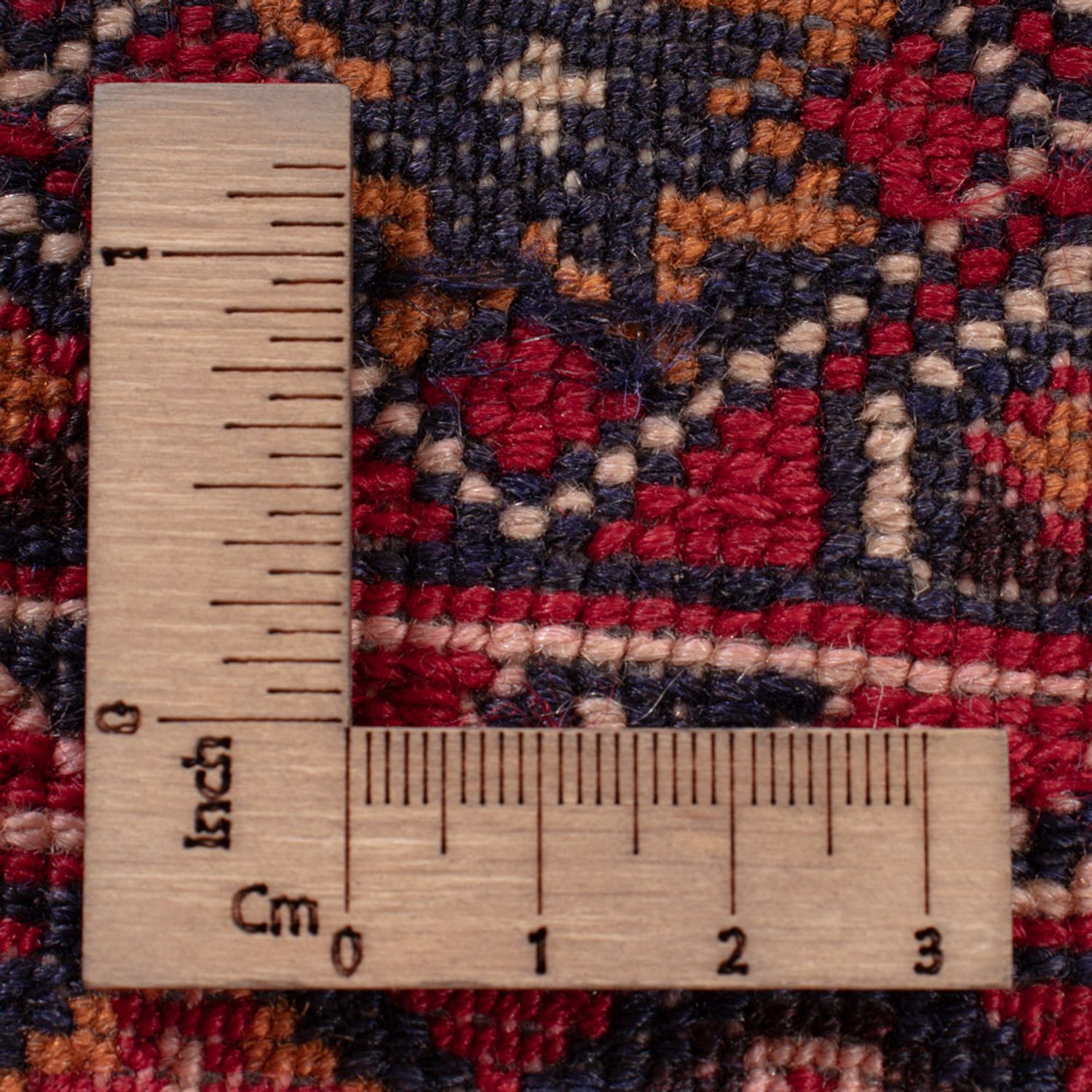 Kelimteppe - Orientalsk - 208 x 159 cm - mørk rød