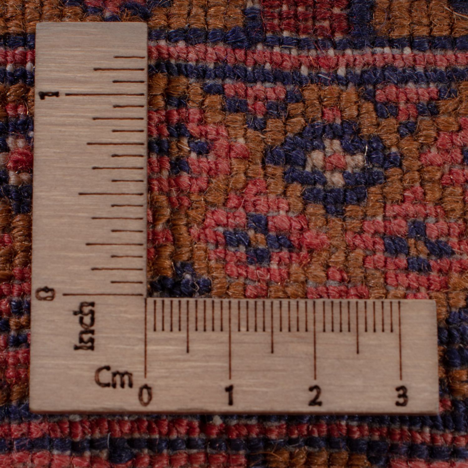 Kelimteppe - Orientalsk - 197 x 161 cm - mørk rød