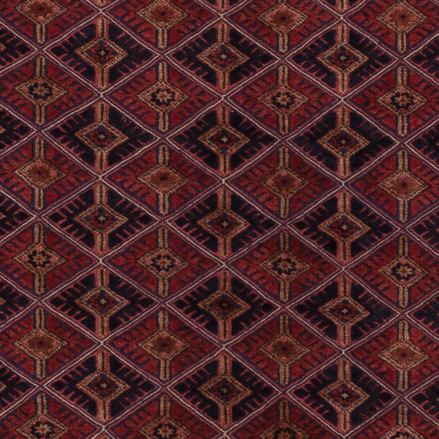 Kelim Rug - Oriental - 196 x 159 cm - dark red
