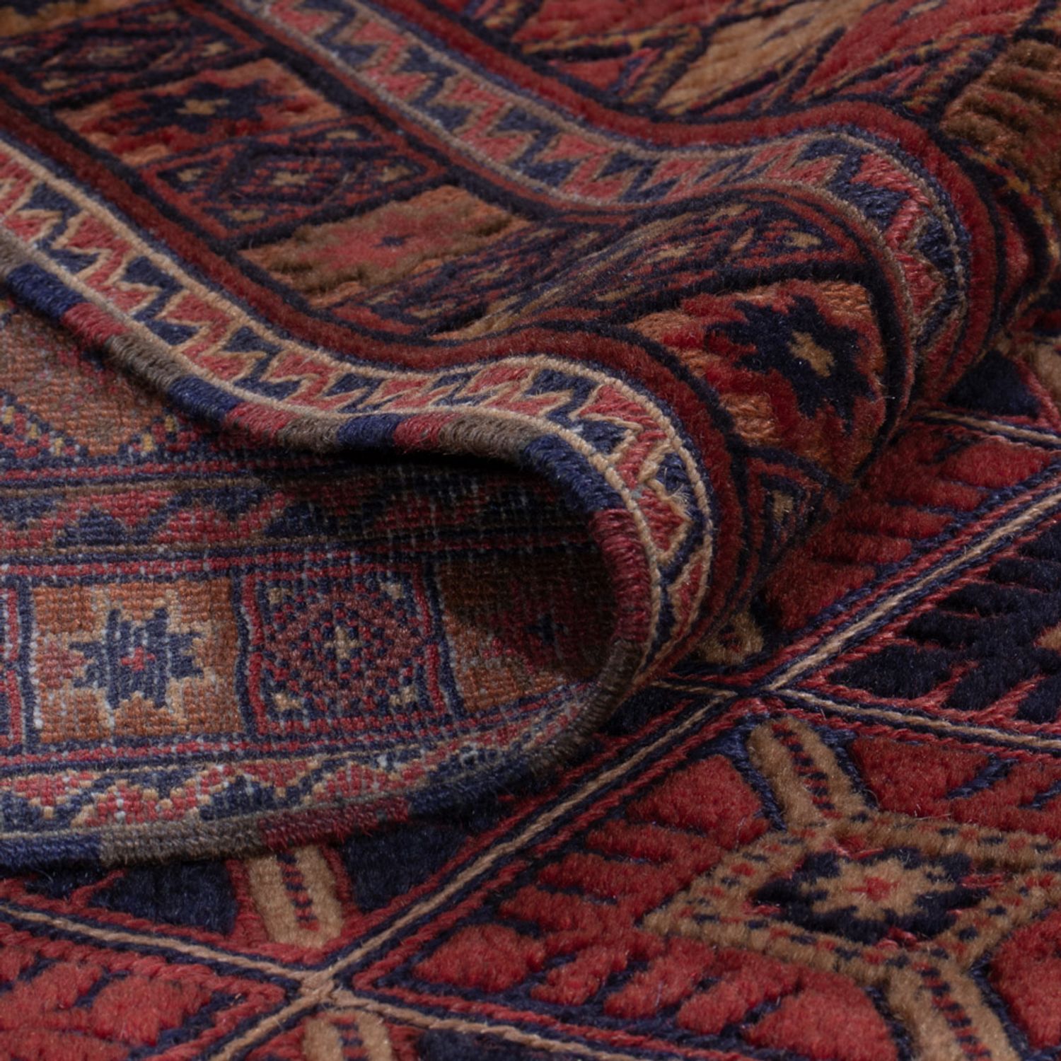 Kelim Rug - Oriental - 196 x 159 cm - dark red