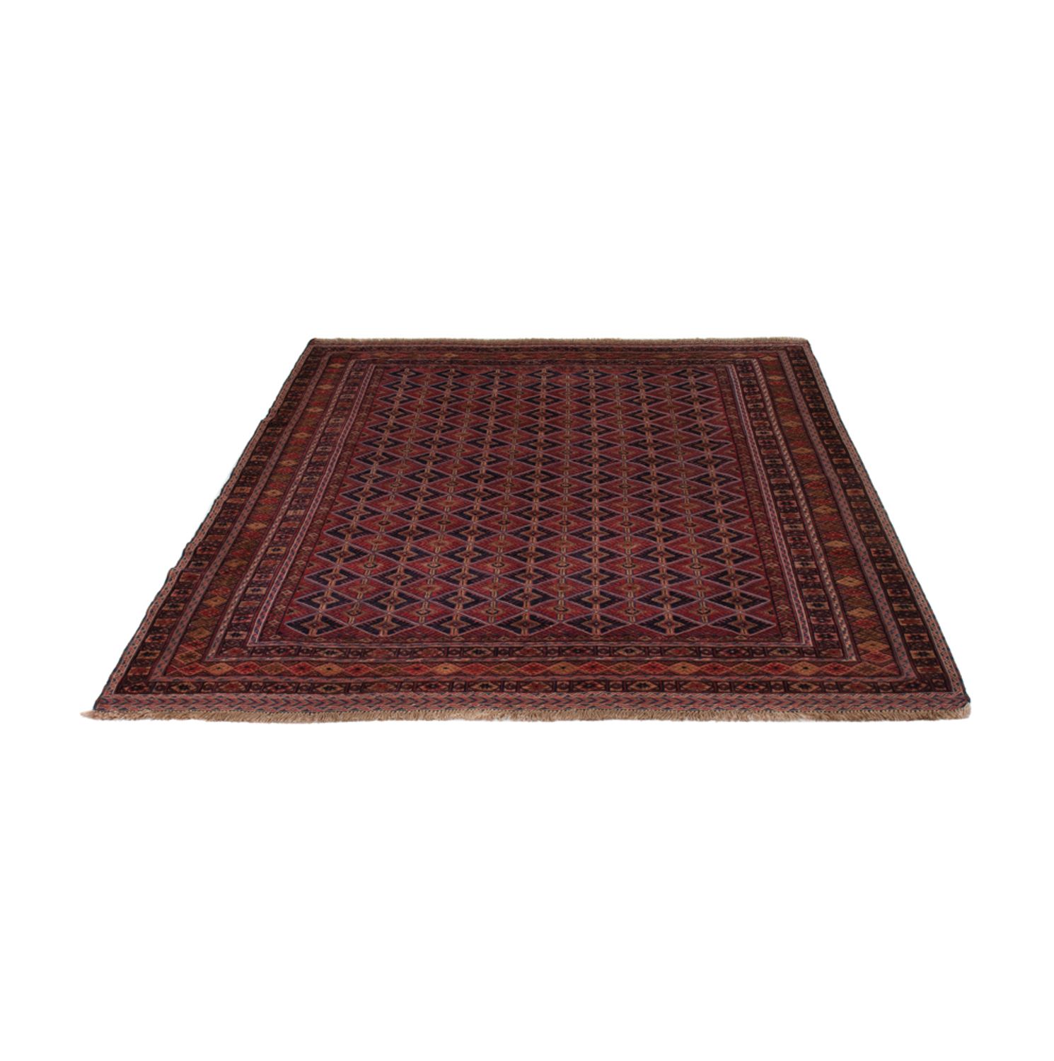 Kelim Rug - Oriental - 196 x 159 cm - dark red