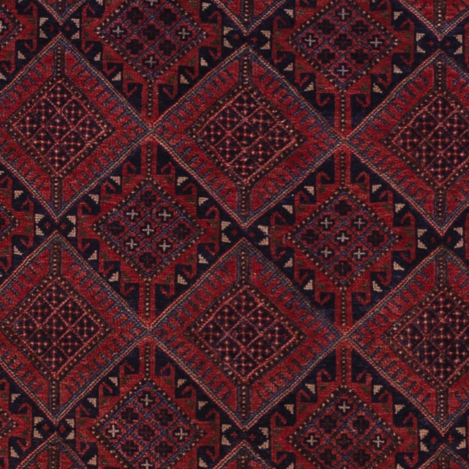 Kelim Rug - Oriental - 182 x 137 cm - dark red