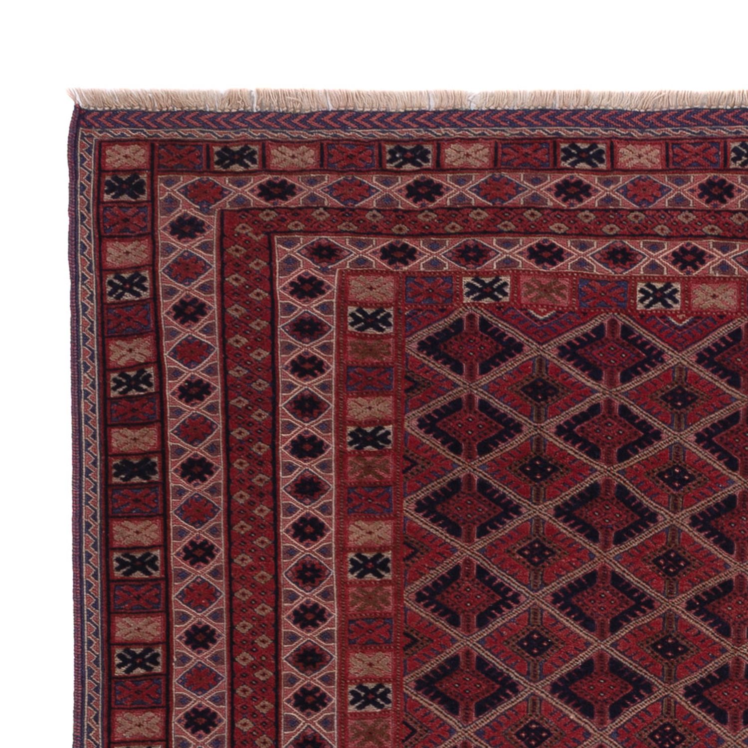 Kelim Rug - Oriental - 209 x 151 cm - dark red