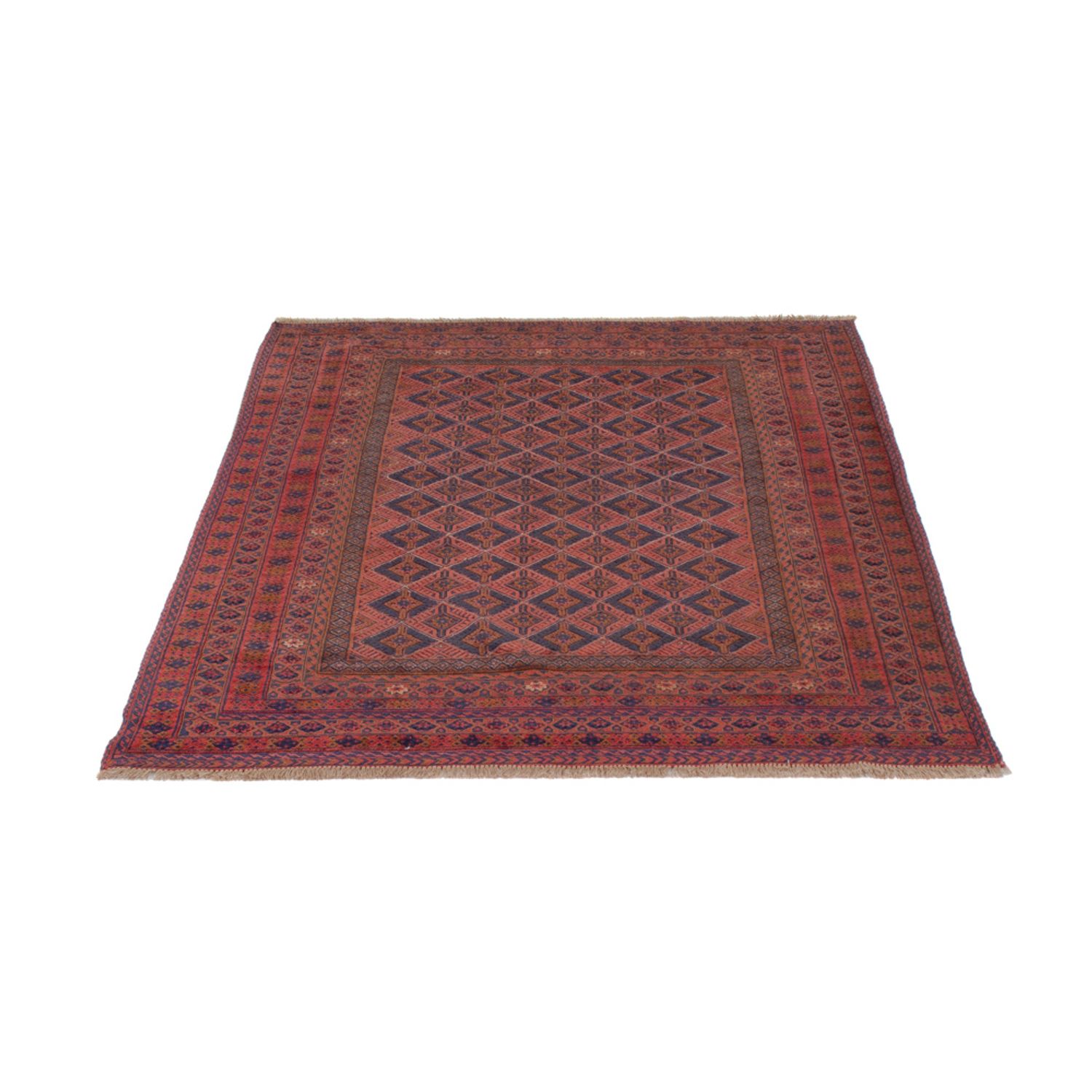 Kelim Rug - Oriental - 186 x 141 cm - dark red