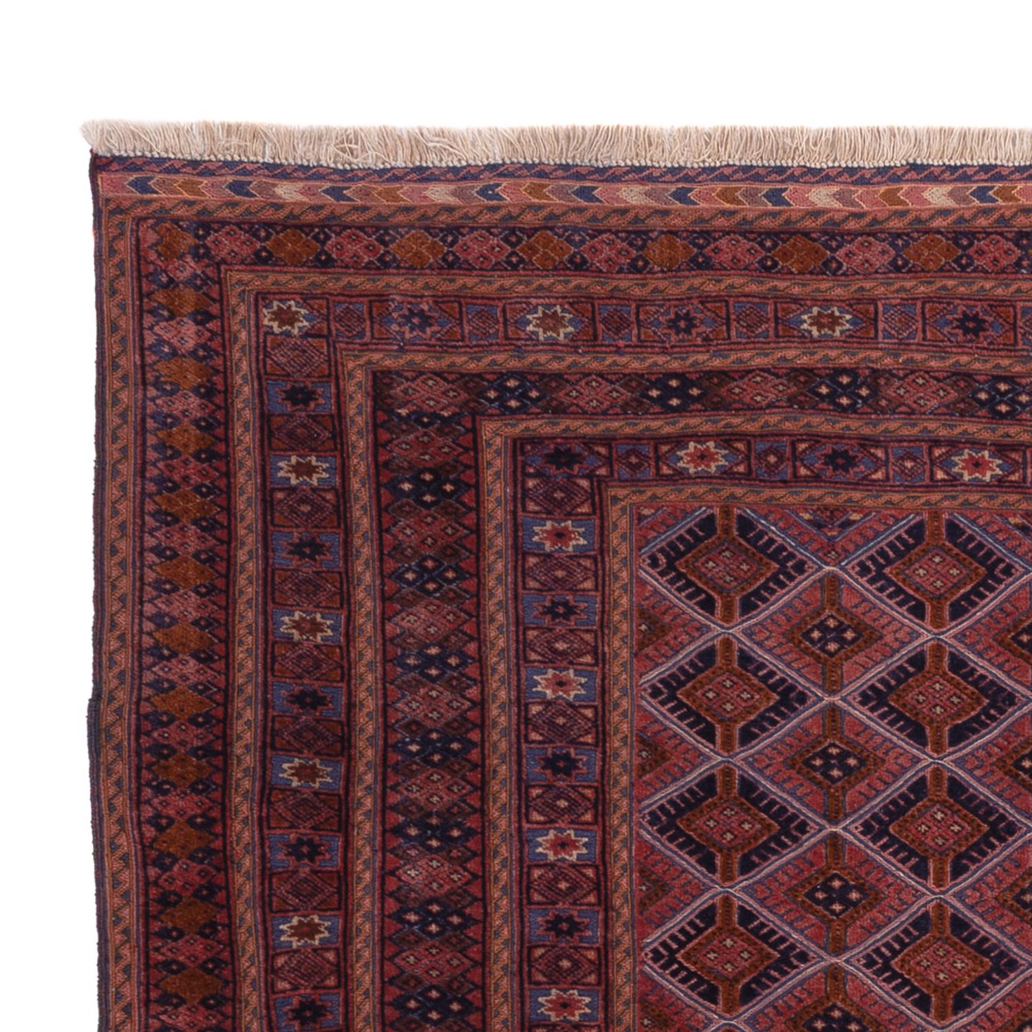 Kelim Rug - Oriental - 198 x 155 cm - dark red