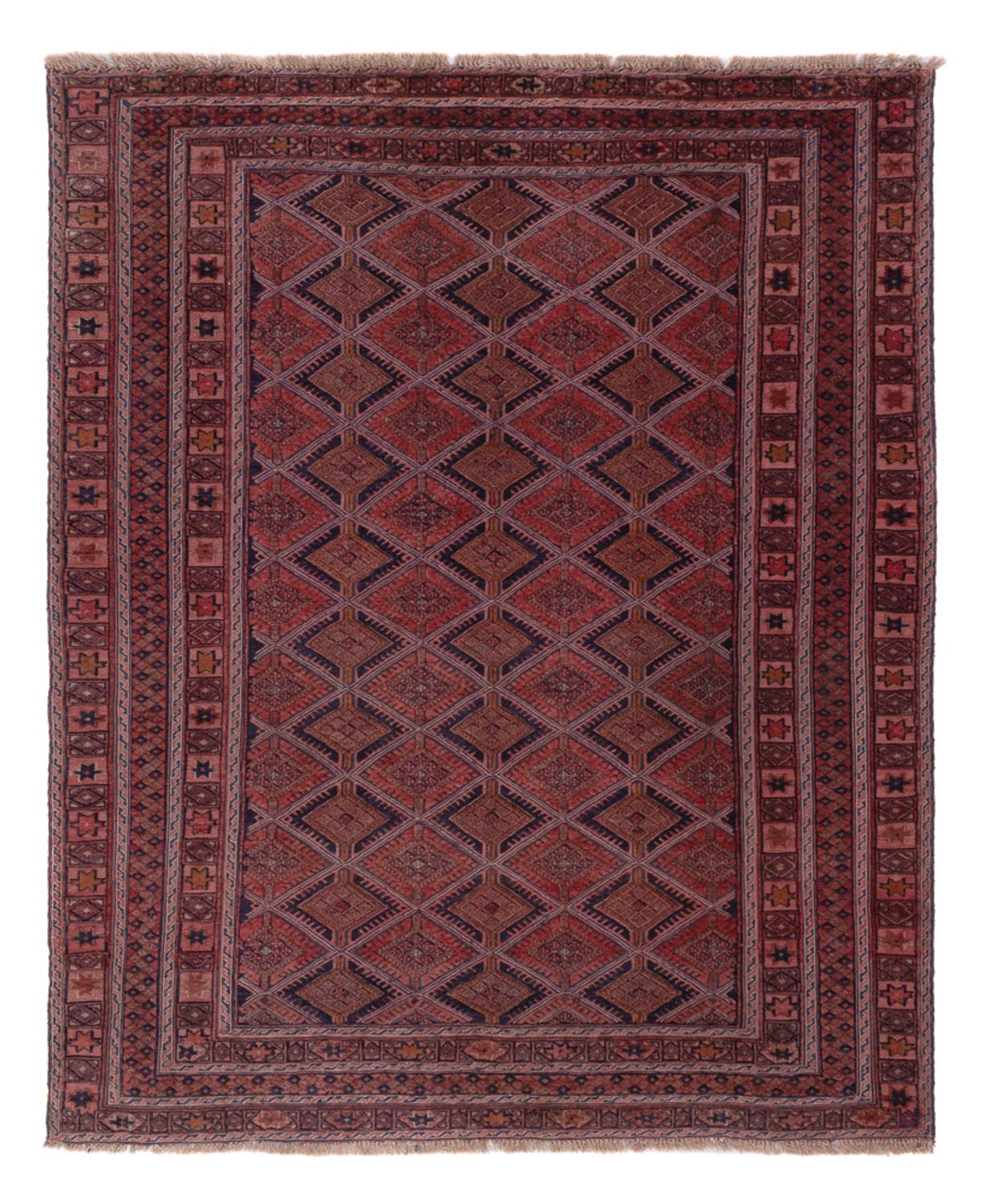 Kelim Rug - Oriental - 177 x 148 cm - dark red