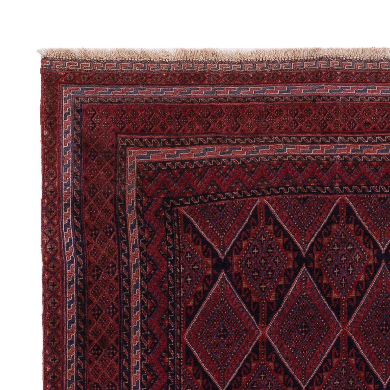 Kelim Rug - Oriental - 197 x 146 cm - dark red