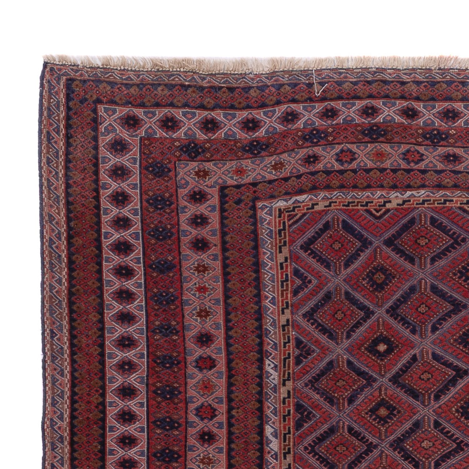 Kelim Rug - Oriental - 197 x 156 cm - dark red