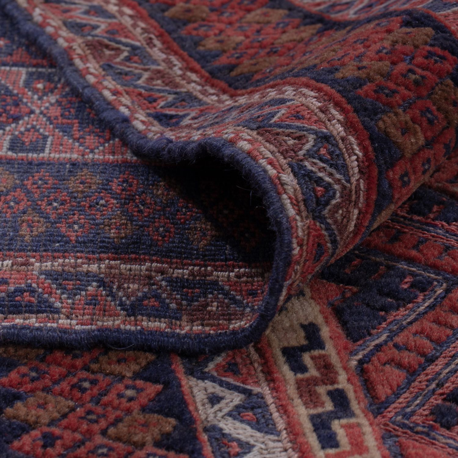 Kelim Rug - Oriental - 197 x 156 cm - dark red