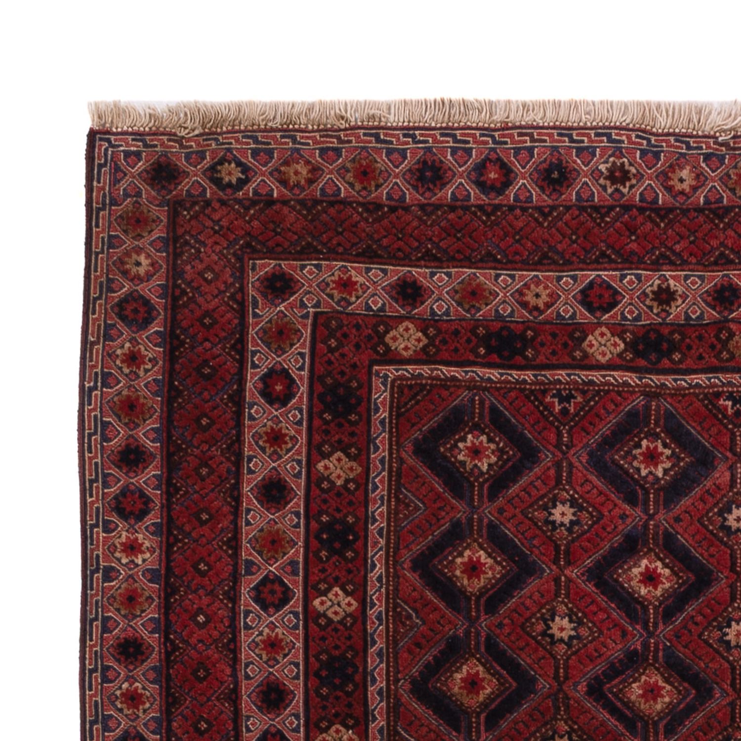 Kelim Rug - Oriental - 197 x 146 cm - dark red