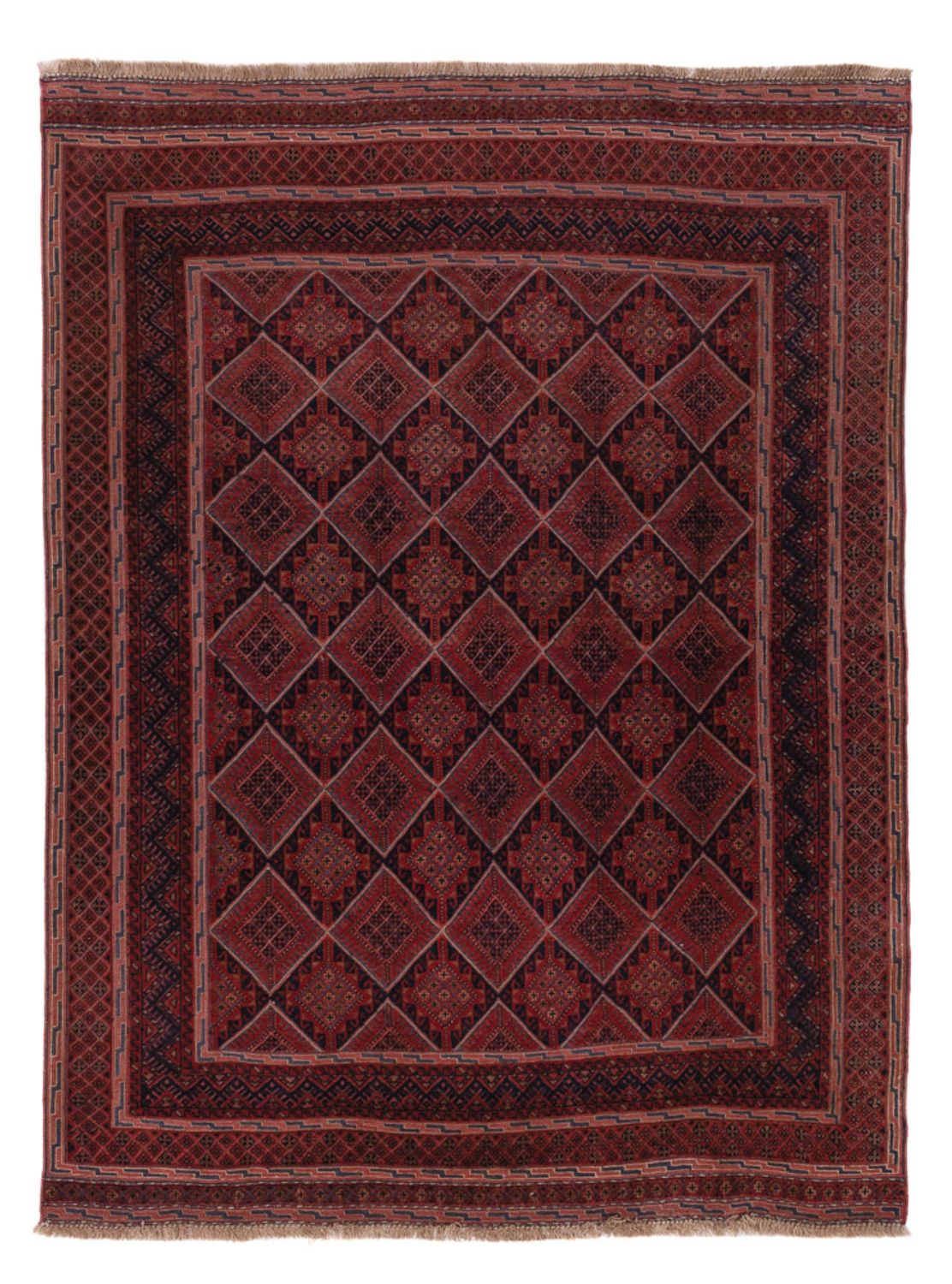 Kelim Rug - Oriental - 188 x 137 cm - dark red