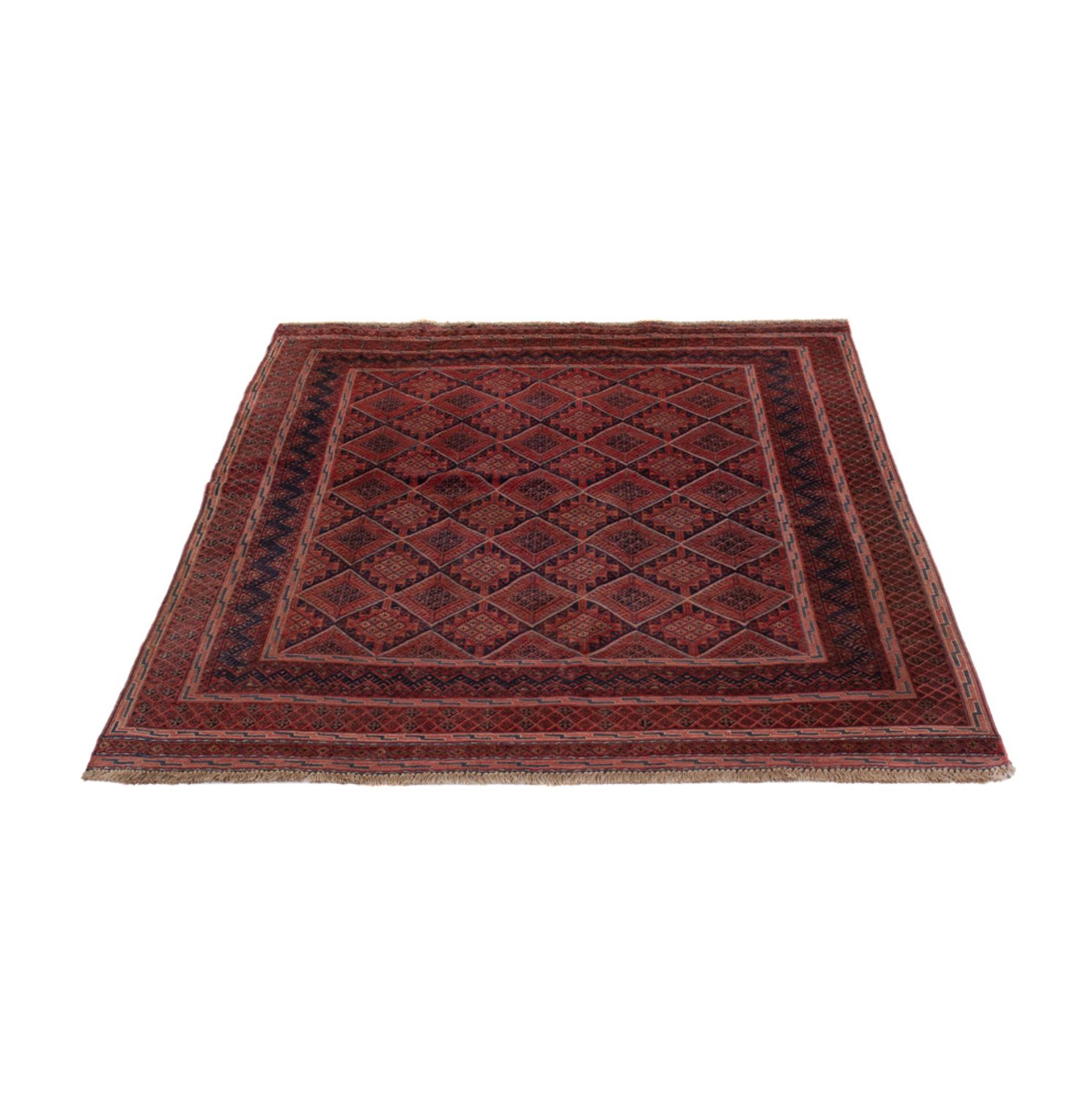 Kelim Rug - Oriental - 188 x 137 cm - dark red