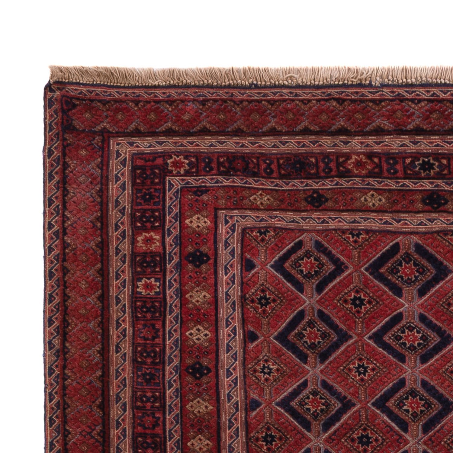 Kelim Rug - Oriental - 206 x 156 cm - dark red