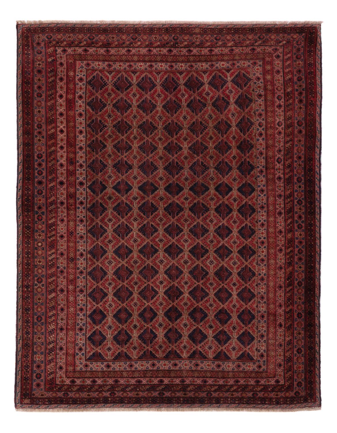 Kelim Rug - Oriental - 206 x 166 cm - dark red