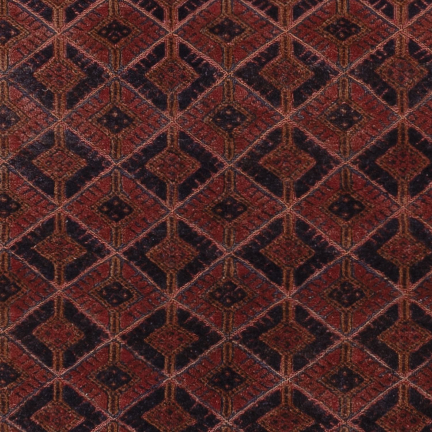 Kelim Rug - Oriental - 193 x 150 cm - dark red