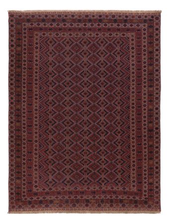 Kelim Rug - Oriental - 193 x 146 cm - dark red