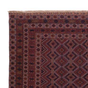 Kelim Rug - Oriental - 193 x 146 cm - dark red
