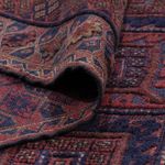 Kelimteppe - Orientalsk - 198 x 156 cm - mørk rød