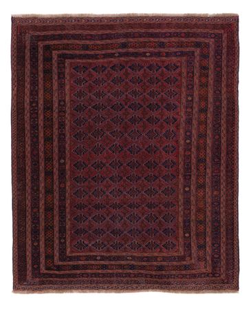 Kelim Rug - Oriental - 195 x 160 cm - dark red