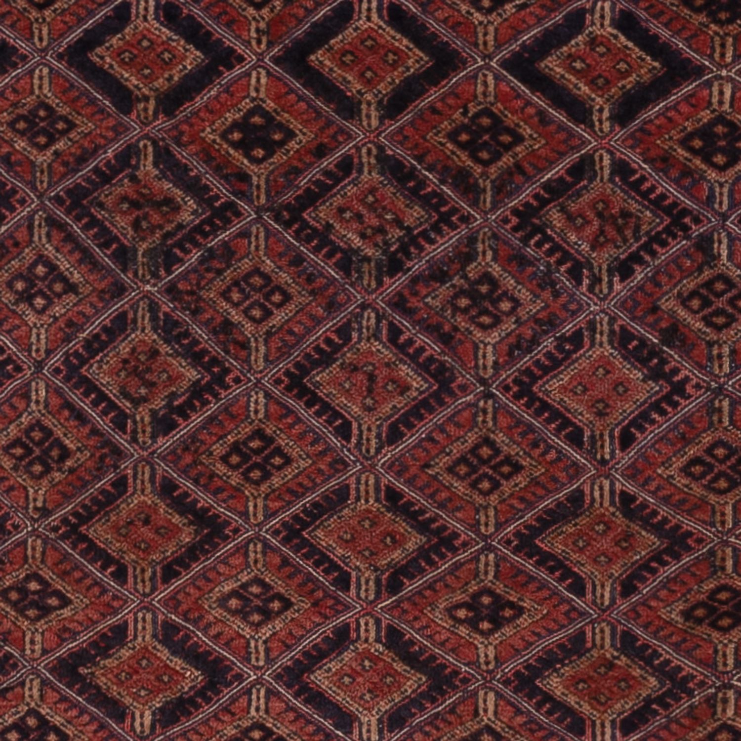 Kelim Rug - Oriental - 192 x 150 cm - dark red