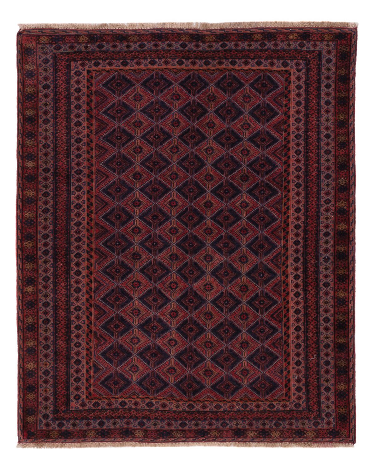 Kelim Rug - Oriental - 187 x 150 cm - dark red