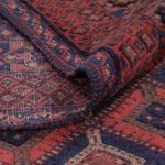 Kelimteppe - Orientalsk - 193 x 145 cm - mørk rød