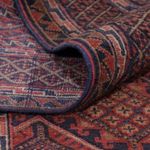 Kelimteppe - Orientalsk - 198 x 139 cm - mørk rød