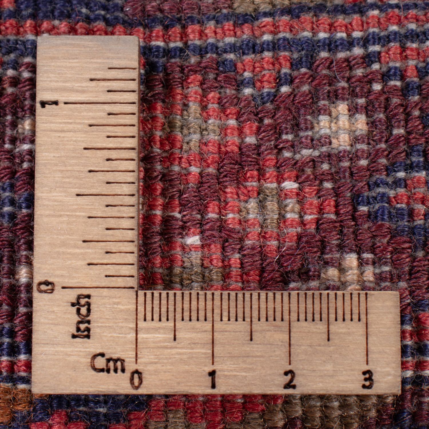 Kelimteppe - Orientalsk - 208 x 145 cm - mørk rød