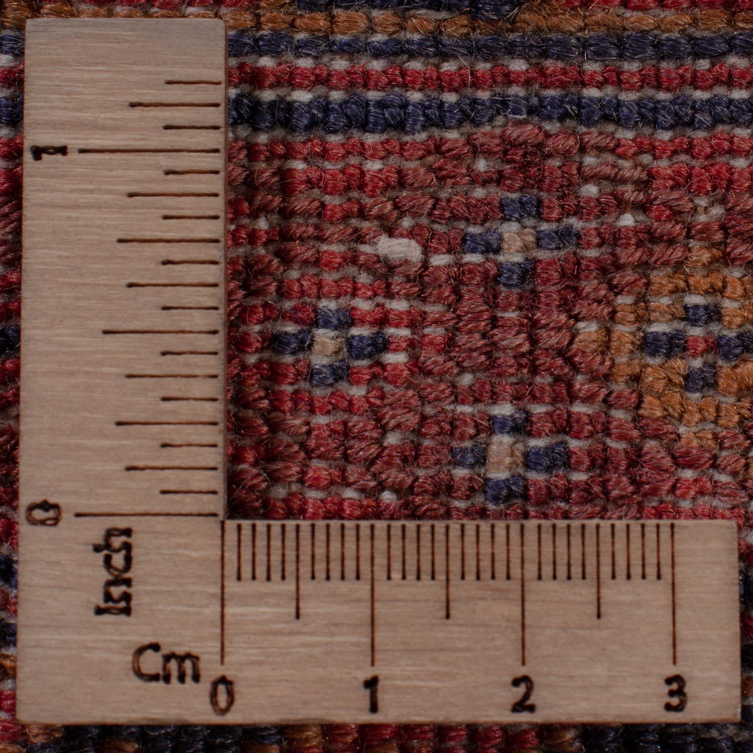 Kelimteppe - Orientalsk - 207 x 140 cm - mørk rød