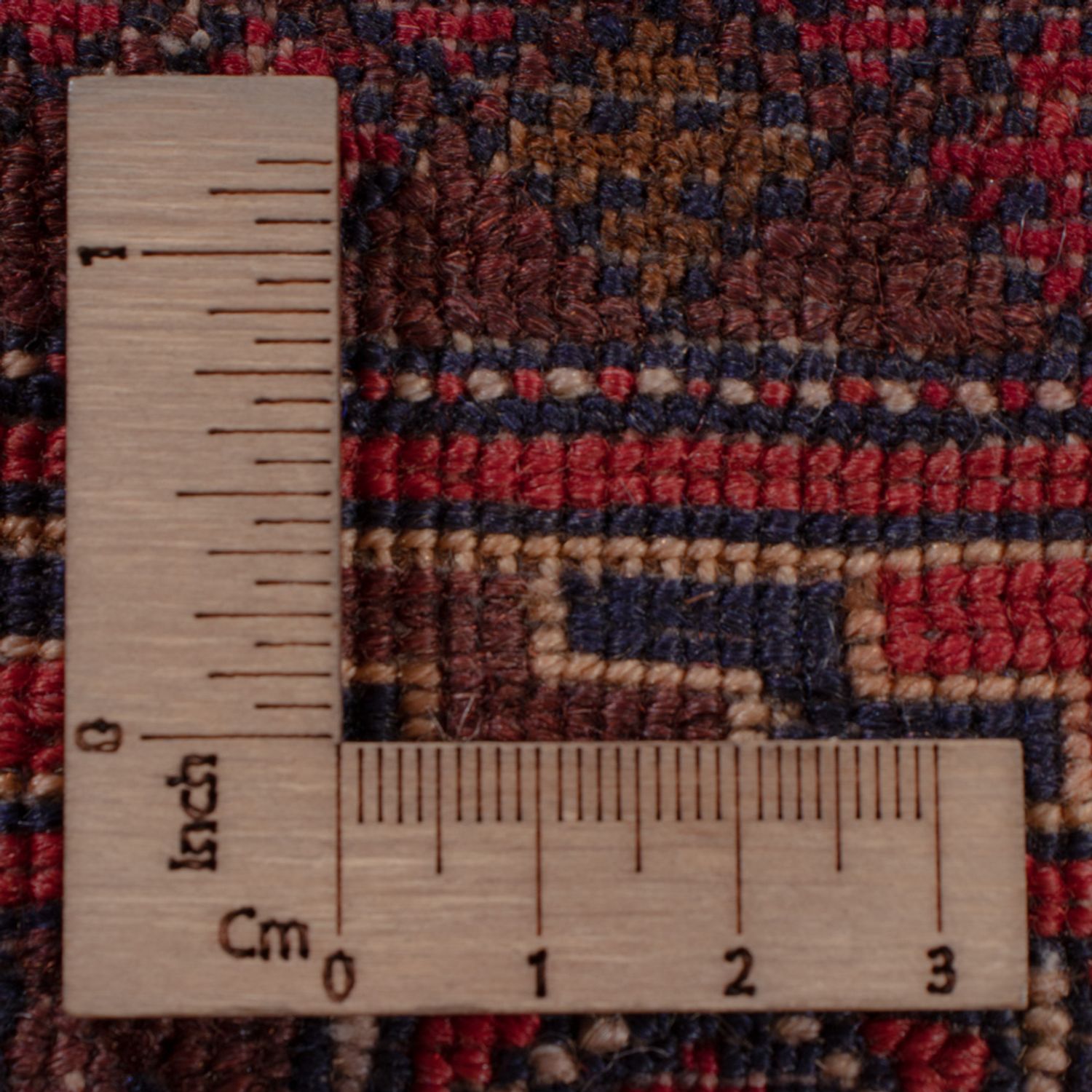 Kelimteppe - Orientalsk - 195 x 145 cm - mørk rød