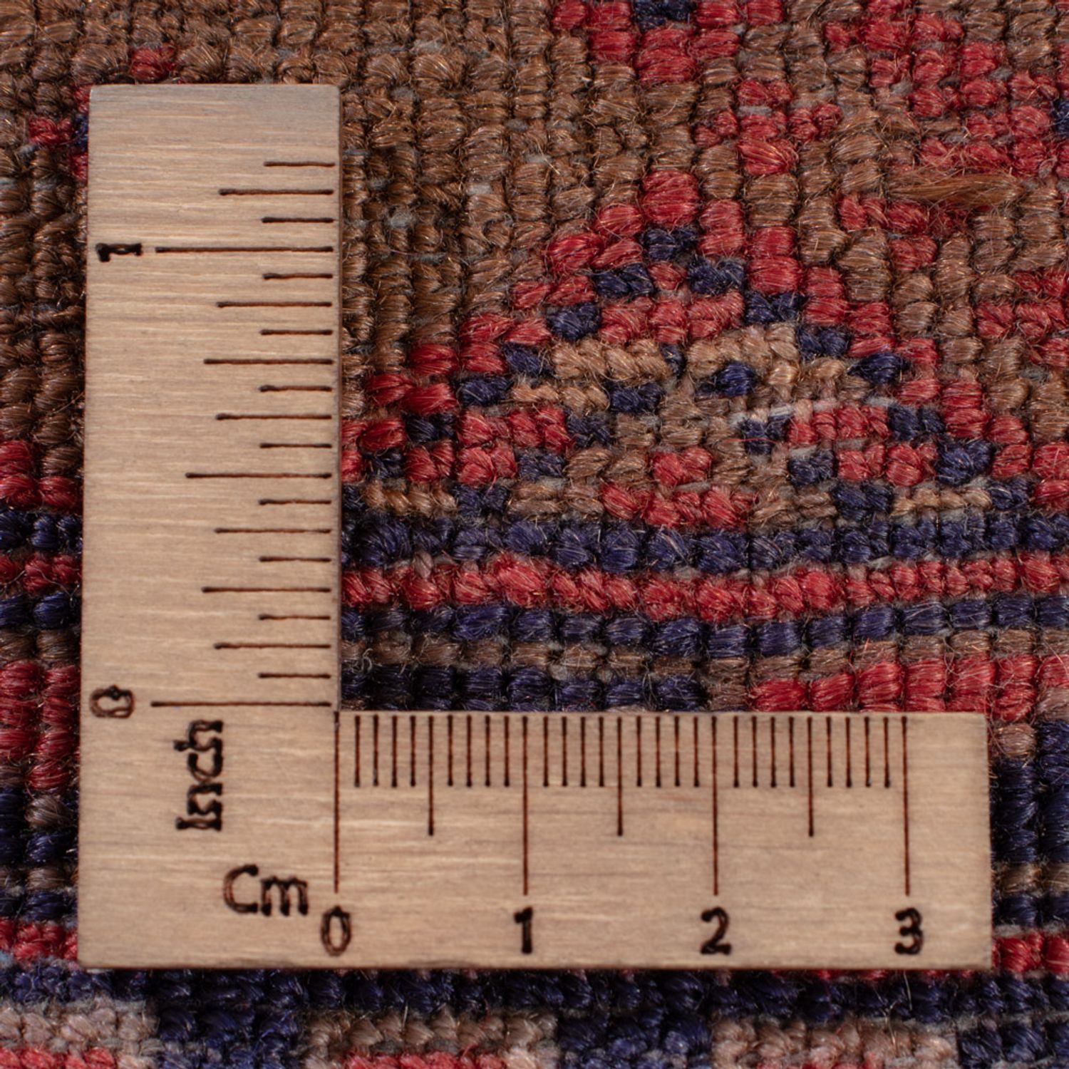 Kelimteppe - Orientalsk - 178 x 146 cm - mørk rød