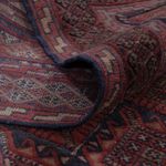 Kelimteppe - Orientalsk - 186 x 144 cm - mørk rød