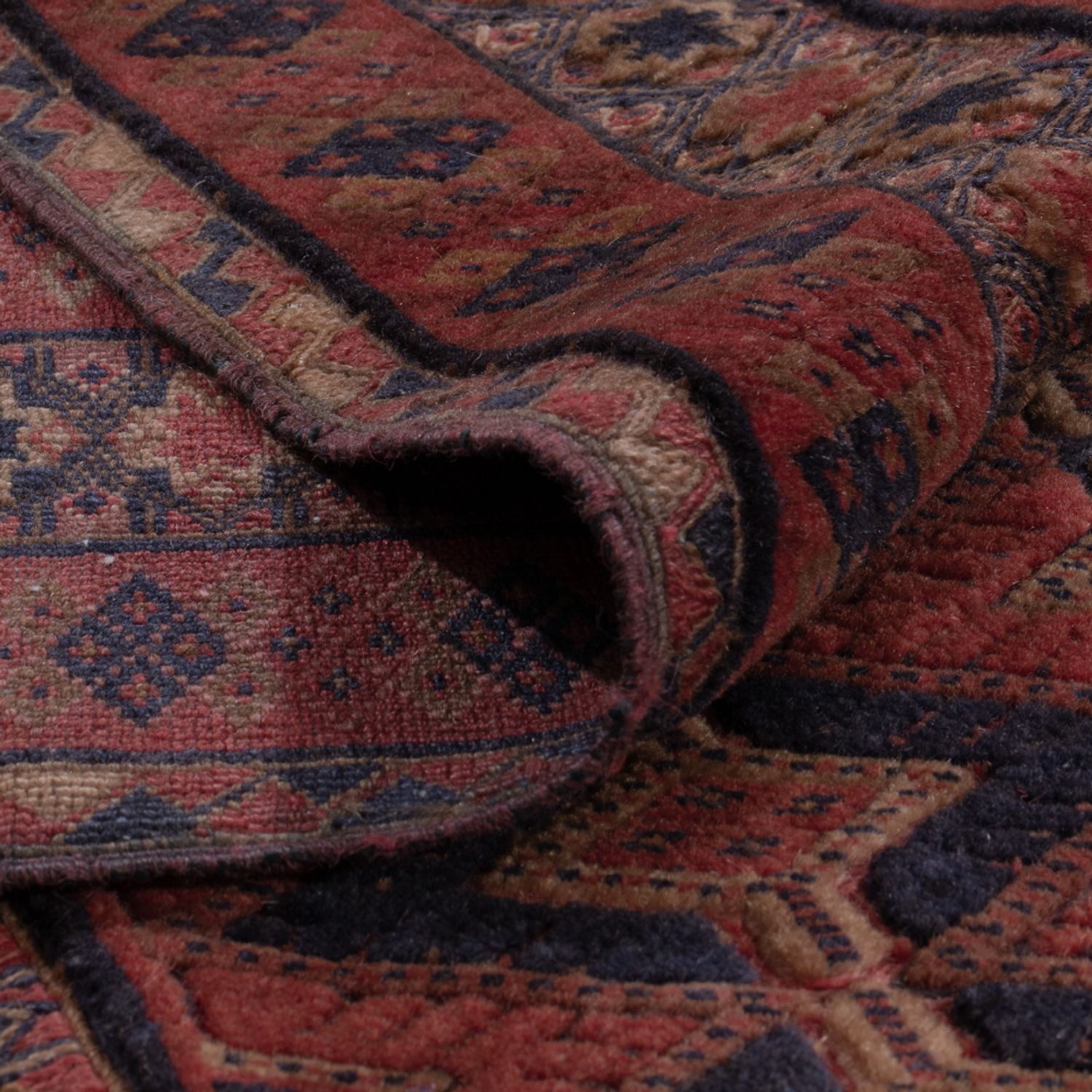 Kelimteppe - Orientalsk - 180 x 130 cm - mørk rød