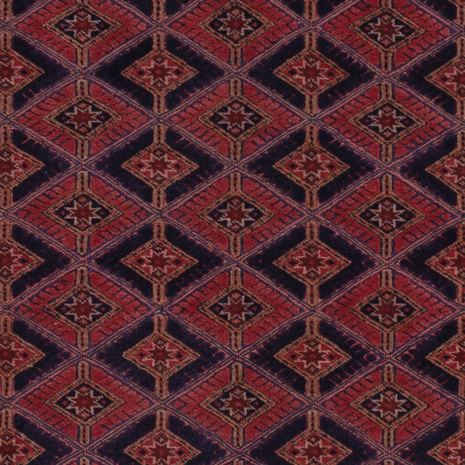 Kelim Rug - Oriental - 202 x 155 cm - dark red