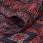 Kelimteppe - Orientalsk - 201 x 161 cm - mørk rød