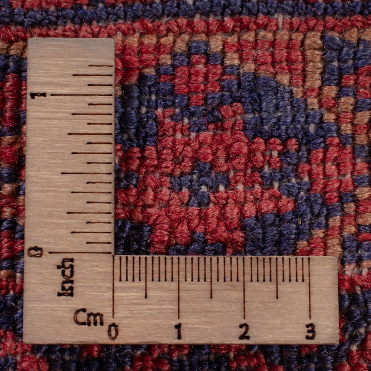 Kelimteppe - Orientalsk - 196 x 158 cm - mørk rød