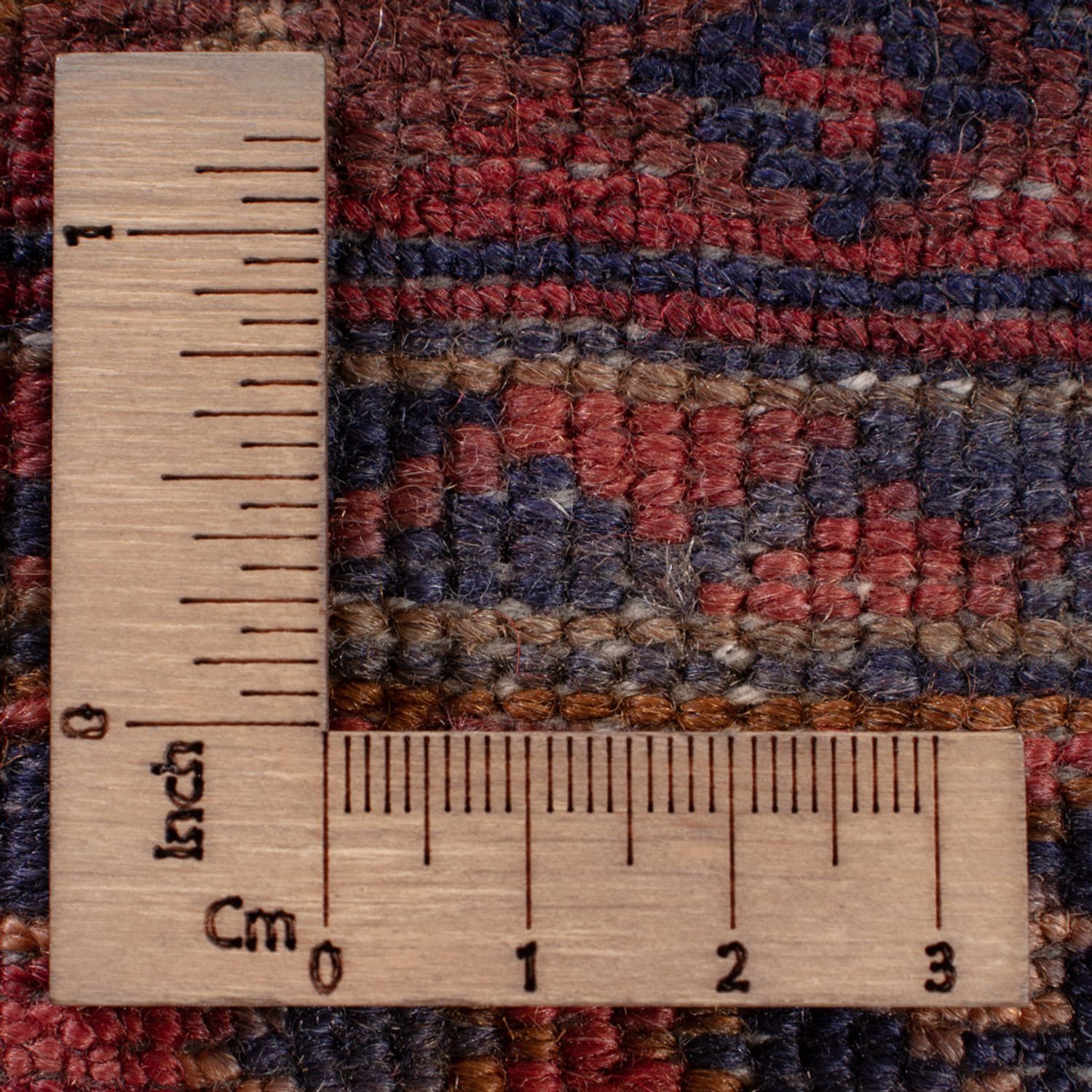 Kelimteppe - Orientalsk - 191 x 146 cm - mørk rød