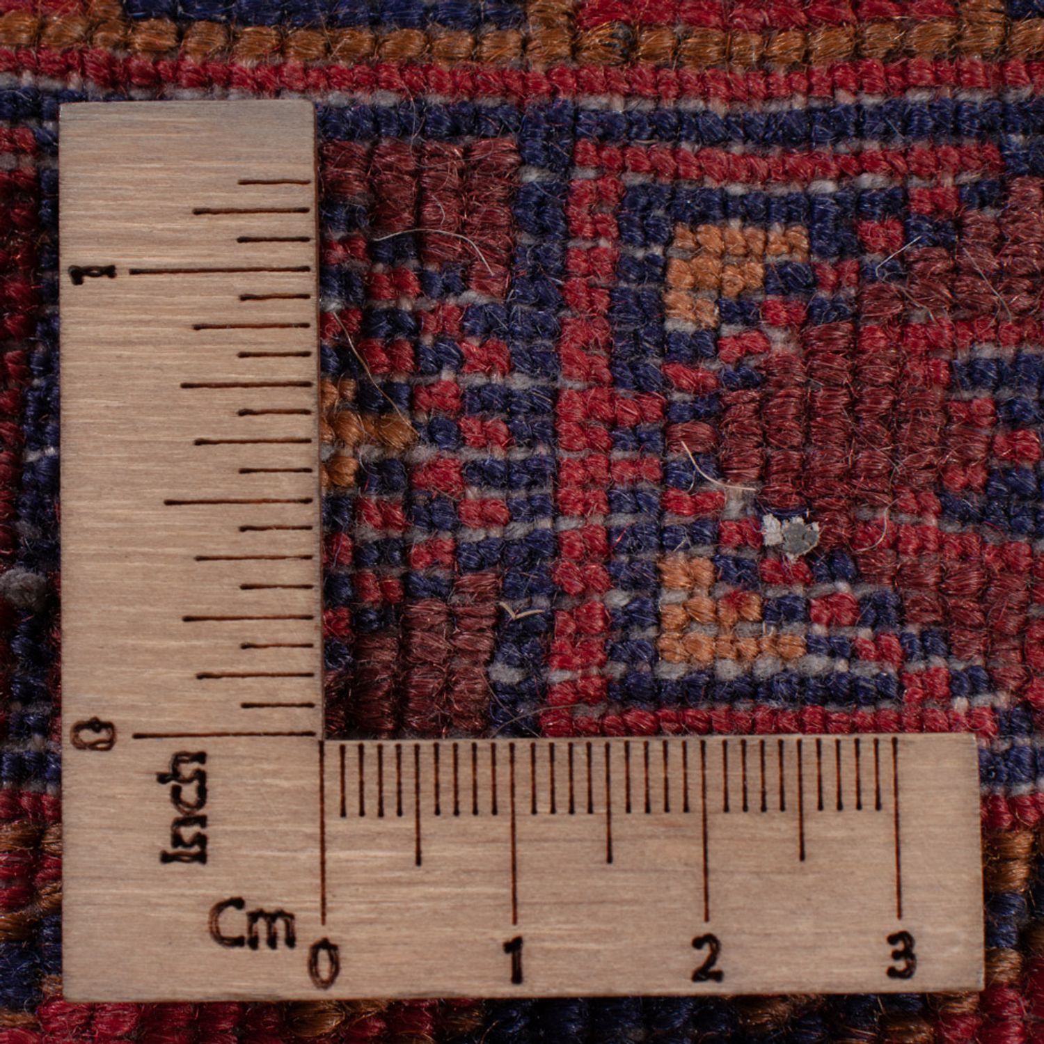 Kelimteppe - Orientalsk - 190 x 151 cm - mørk rød